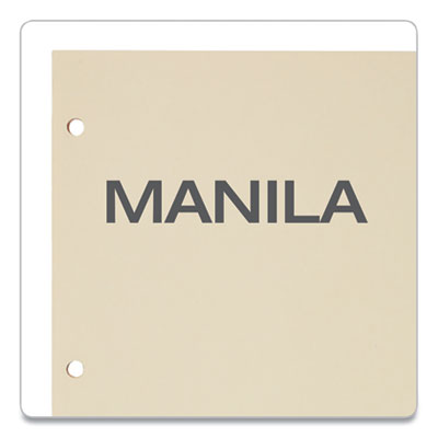 Write-On Tab Dividers, 5-Tab, 11 x 8.5, Manila, 20 Sets