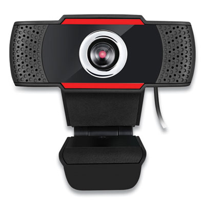 CyberTrack H3 720P HD USB Webcam with Microphone, 1280 pixels x 720 pixels, 1.3 Mpixels, Black ADECYBERTRACKH3