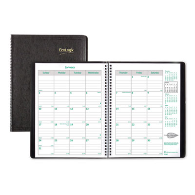 Brownline® EcoLogix Recycled Monthly Planner