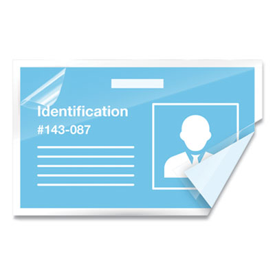 Self-Adhesive Laminating Pouches, 5 Mil, 3.88