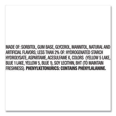 5 Gum, Peppermint Cobalt, 15 Sticks/pack, 10 Packs/box