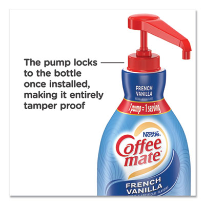 Liquid Coffee Creamer, French Vanilla, 1.5 L Pump Bottle, 2/Carton