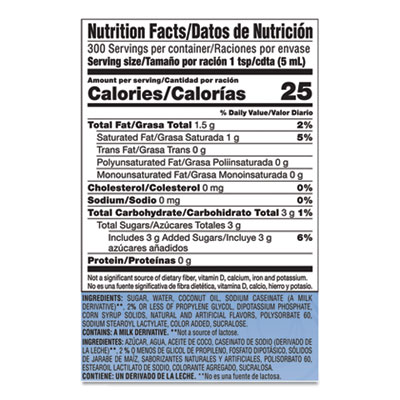 Liquid Creamer Pump Bottle, Peppermint Mocha, 1.5 L Pump Bottle, 2/Carton