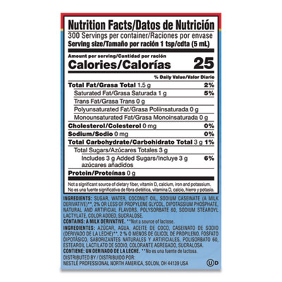 Liquid Coffee Creamer, French Vanilla, 1.5 L Pump Bottle, 2/Carton