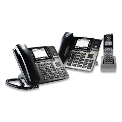 1-4 Line Wireless Phone System Bundle, with 1 Deskphone, 1 Cordless Handset MTRML1002S