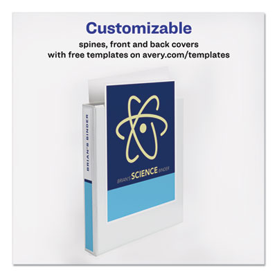 Legal Durable View Binder with Round Rings, 3 Rings, 1