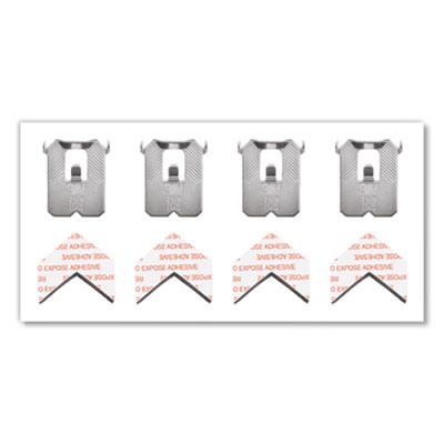 Claw Drywall Picture Hanger, Stainless Steel, 25 lb Capacity, 4 Hooks and 4 Spot Markers,