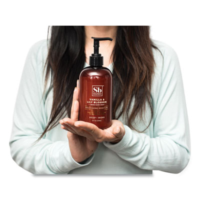 Hand Soap, Vanilla and Lily Blossom Scent, 12 oz, 12/Carton
