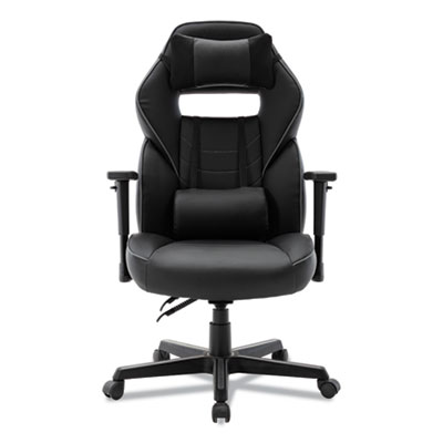 AleraRacing Style Ergonomic Gaming Chair, Supports 275 Lb, 15.91" To 19.8" Seat Height, Black/gray Trim Seat/back, Black/gray Base (ALEGM4146) ALEGM4146