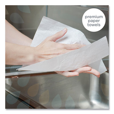 Ultra Soft Hand Towels, POP-UP Box, 1-Ply, 8.9 x 10, White, 70/Box, 18 Boxes/Carton