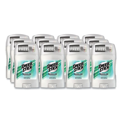 Deodorant, Regular Scent, 1.8 oz, White, 12/Carton CPC94020
