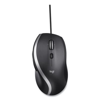 Advanced Corded Mouse M500s, USB, Right Hand Use, Black LOG910005783