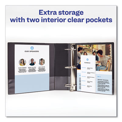 Legal Durable Non-View Binder with Round Rings, 3 Rings, 1