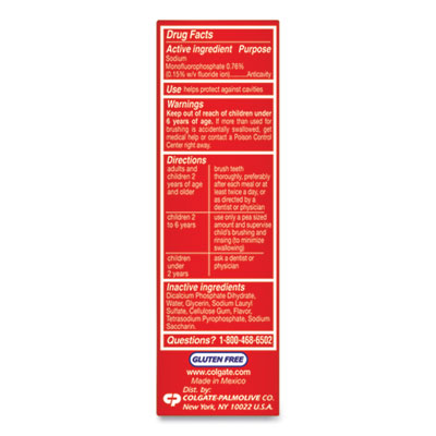 TOOTHPASTE,ANTICAVTY,1 OZ