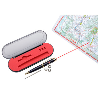 7520014393397, SKILCRAFT The Congressional Laser-Liberty Ballpoint Pen, Retractable, Medium 1 mm, Blue Ink, Gray Barrel