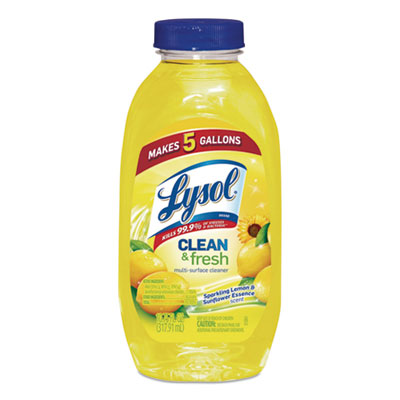 Clean and Fresh Multi-Surface Cleaner, Sparkling Lemon and Sunflower Essence, 10.75 oz Bottle, 20/Carton RAC93805CT