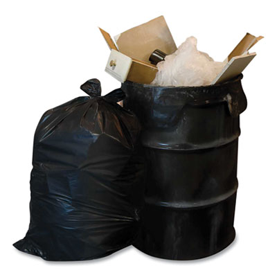 Heavy-Duty Low-Density Wing Tie Contractor Bags, 42 gal, 3 mil, 32.75
