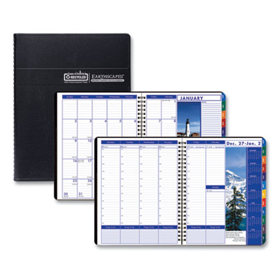 House of Doolittle™ Earthscapes™ 100% Recycled Weekly/Monthly Appointment Book/Planner