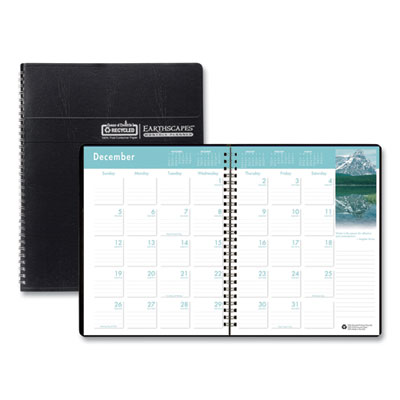 House of Doolittle™ Earthscapes™ 100% Recycled Full-Color Ruled Monthly Planner