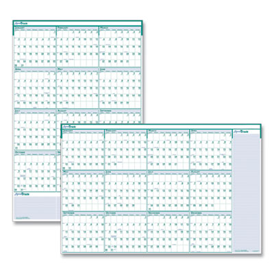 House of Doolittle™ Express Track® 100% Recycled Reversible/Erasable Yearly Wall Calendar