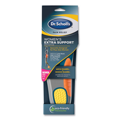 Dr. Scholl's® Pain Relief Extra Support Orthotic Insoles, Women