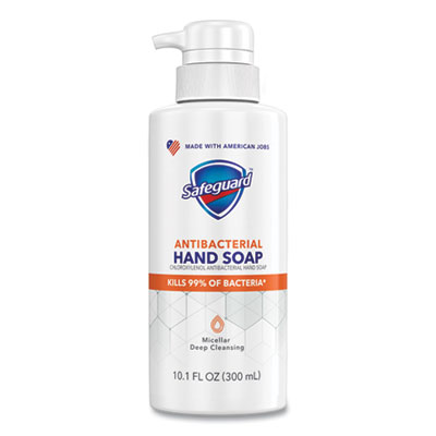 Antibacterial Liquid Hand Soap, Fresh Clean Scent, 10.1 oz Pump Bottle, 4/Carton PGC26335