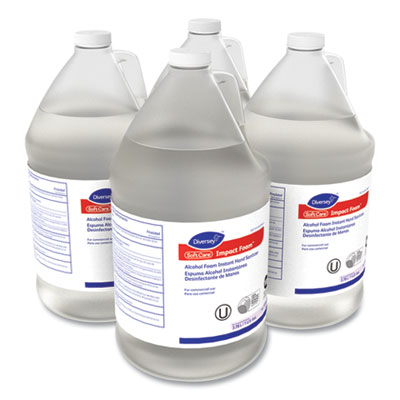 Soft Care Impact Foam Alcohol Instant Foam Hand Sanitizer, 1 Gal Bottle, Alcohol Scent, 4/carton