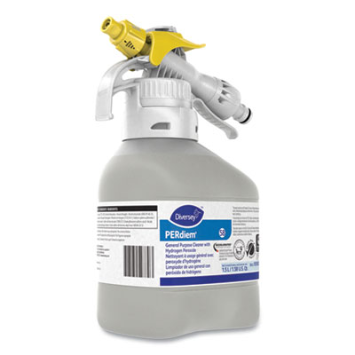 Perdiem Concentrated Gen Purpose Cleaner W/hydrogen Peroxide, 1.5 L Bottle, 2/carton