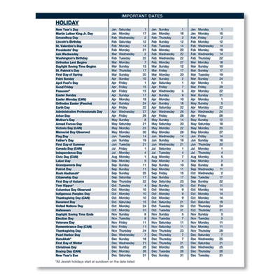 Earthscapes Recycled Weekly/Monthly Planner, Gardens of the World Photography, 10 x 7, Black Cover, 12-Month (Jan-Dec): 2025