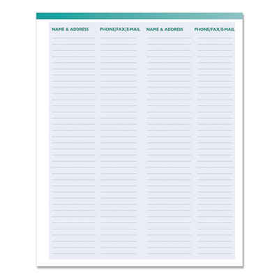 Express Track Recycled Weekly Appointment Book/Monthly Planner, 8 x 5, Black Cover, 13-Month: Jan 2025 to Jan 2026