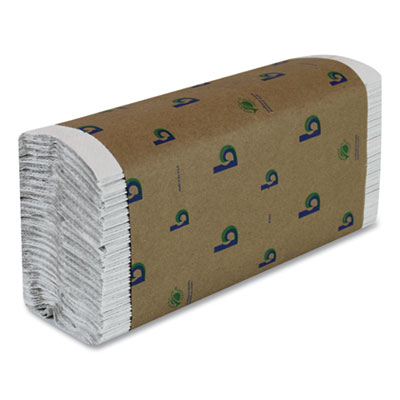 Boardwalk Green C-Fold Towels, 10.13 x 12.75, Natural White, 150/Pack, 16 Packs/Carton BWK51GREENB