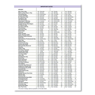 Recycled Wild Flower Weekly/Monthly Planner, Wild Flowers Artwork, 9 x 7, Gray/White/Purple Cover, 12-Month (Jan-Dec): 2025