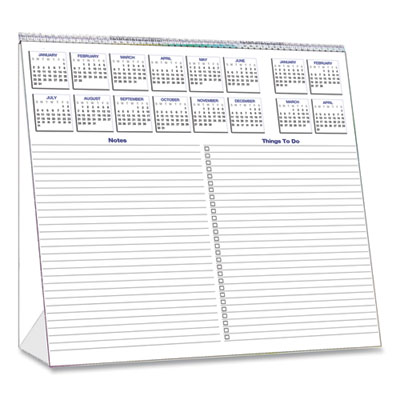 Recycled Cosmos Tent Calendar, Night Sky Artwork, 6 x 6, White/Multicolor Sheets, 12-Month (Jan to Dec): 2025