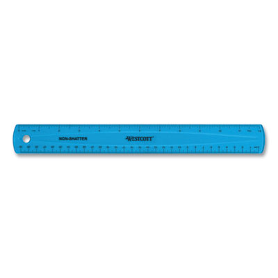 Non-Shatter Flexible Ruler, Standard/metric, 12