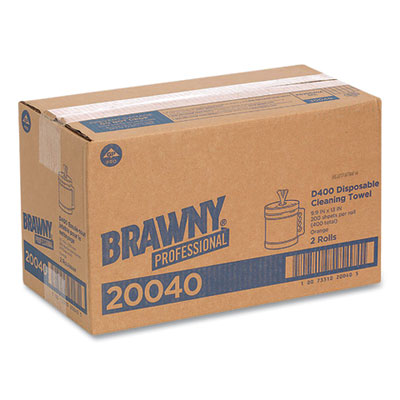 Brawny Professional D400 Disposable Cleaning Towels With Bucket (20040) GPC20040EA