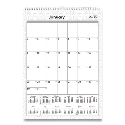 Doodleplan Weekly/Monthly Planner, Adult Coloring Botanica Artwork, 11 x  8.5, White/Teal/Black, 12-Month (Jan to Dec): 2022