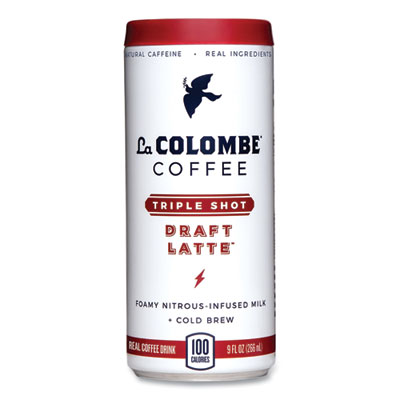 Cold Brew Draft Latte, Triple Shot, 9 Oz Can, 12/carton