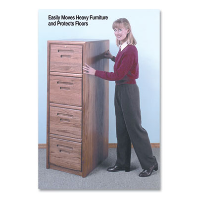 Mighty Movers Self-Stick Furniture Sliders, Round, 2.25