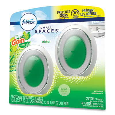 SMALLSPACES, GAIN ORIGINAL SCENT, 7.5 ML CARTRIDGE, 2/PACK