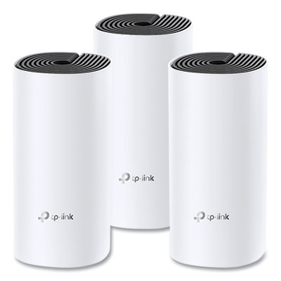 Deco M4 AC1200 Whole Home Mesh Wi-Fi System, 2 Ports, Dual-Band 2.4 GHz/5 GHz TPLDECOM43PACK