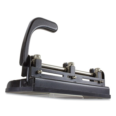 32-Sheet Heavy-Duty Two-Three-Hole Punch With Lever Handle, 9/32