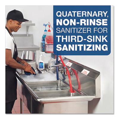Broad Range Quaternary Sanitizer, Sweet Scent, 1 gal Bottle, 3/Carton