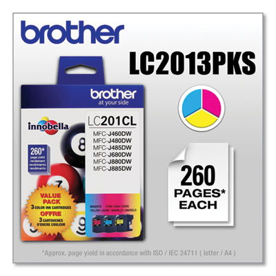 Brother LC2013PKS, LC201BK, LC201M, LC201Y Ink