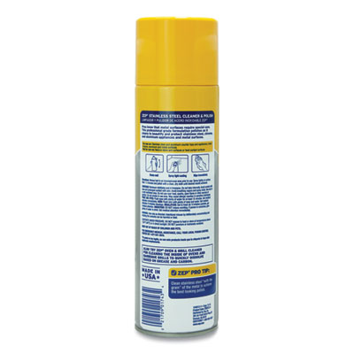 Stainless Steel Polish, 14 oz Aerosol Spray, 12/Carton