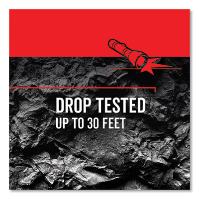 Virtually Indestructible LED Headlight, 3 AAA Batteries (Included), 30 m Projection, Black