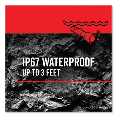 Virtually Indestructible LED Headlight, 3 AAA Batteries (Included), 30 m Projection, Black