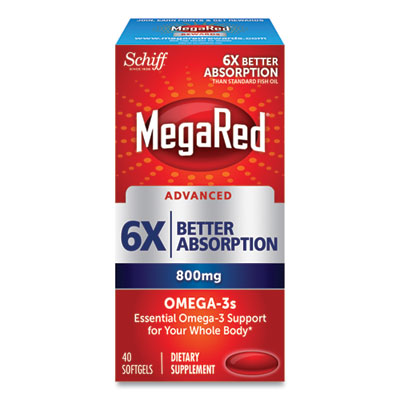 Advanced 6X Absorption Omega, 800 mg, 40 Count MEG97412