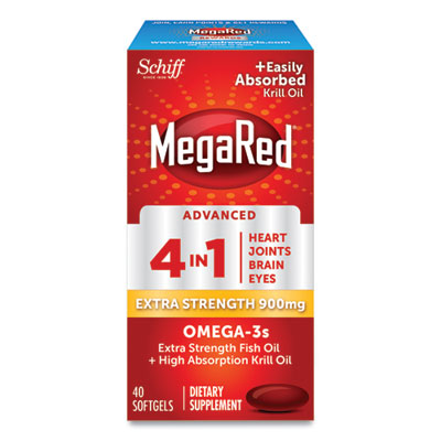 Advanced 4-in-1 Omega-3 Softgel, 900 mg, 40 Count MEG96399