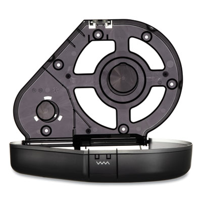 Oceans Reserva Jumbo Tissue Dispenser with Stub, 16.75 x 5.5 x 12.25, Black Pearl