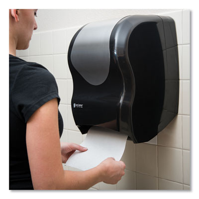 Tear-N-Dry Touchless Roll Towel Dispenser, 16.75 X 10 X 12.5, Black/silver